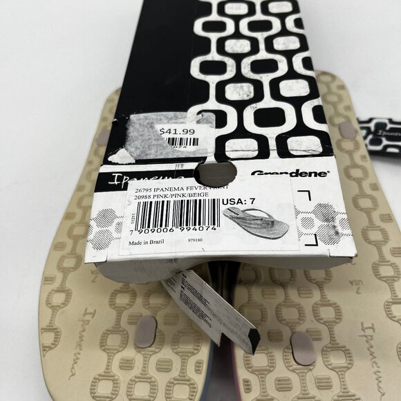 Ipanema Fever Print Flip Flops NWT - Picture 3 of 3